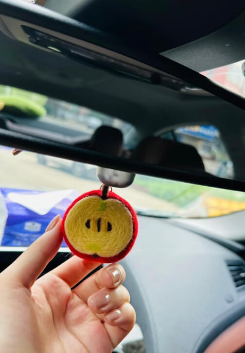 Needle Felting Car Charm DIY Workshop
