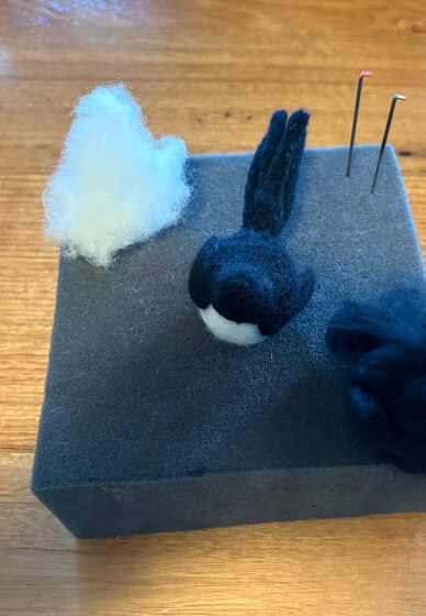 Needle Felting Workshop for Beginners: Make a Wagtail