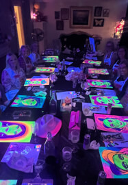 Neon Glow Drink and Draw Workshop with a Drag Queen