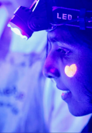 Neon Glow Paint and Sip Workshop