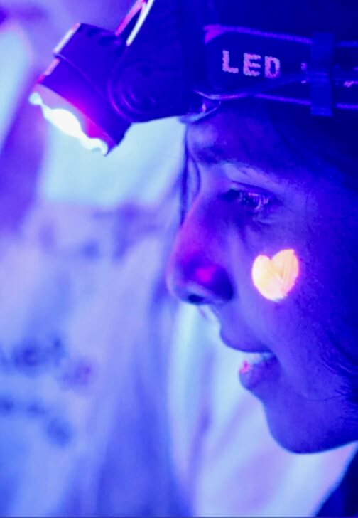 Neon Glow Paint and Sip Workshop