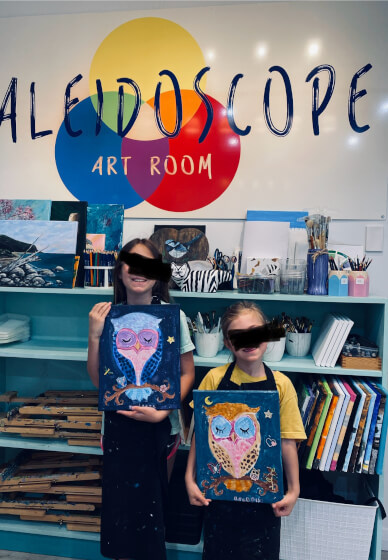 Nighttime Owl Acrylic Painting Workshop