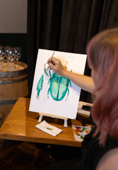 No Straight Lines Adult Art Class