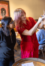 No Straight Lines Adult Art Class
