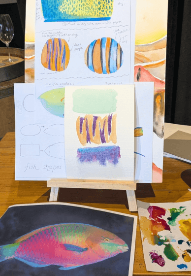 No Straight Lines Adult Art Class