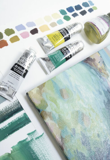 Noosa Fairy Pools Seascape Oil Painting Class
