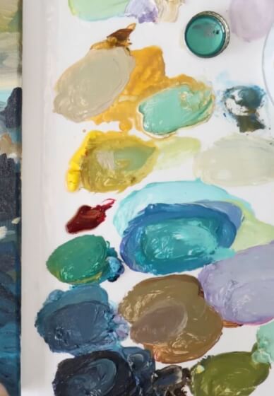 Noosa Fairy Pools Seascape Oil Painting Class