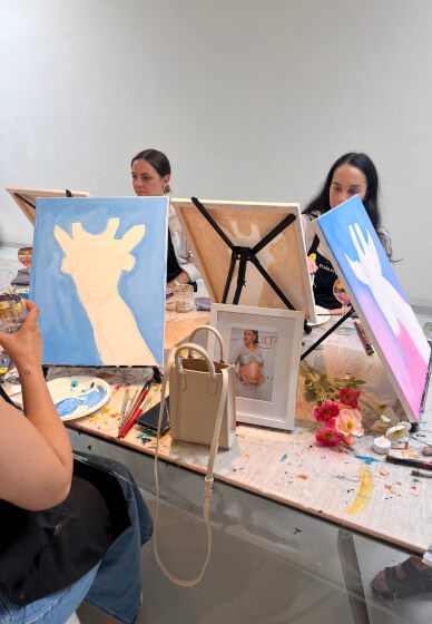 Nursery / Baby Shower Themed Paint and Sip Class