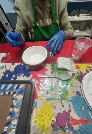 Ocean Blue Mosaic Frame Workshop