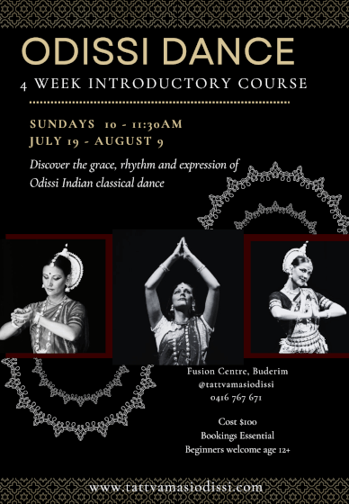Odissi Dance Four Week Introductory Course