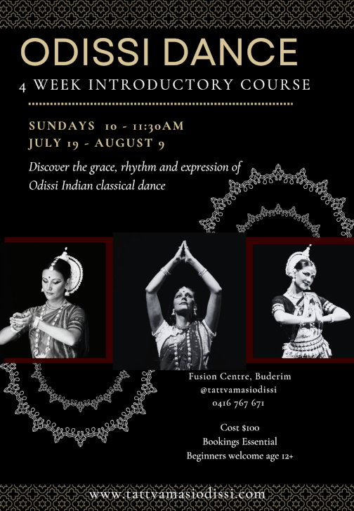 Odissi Dance Four Week Introductory Course