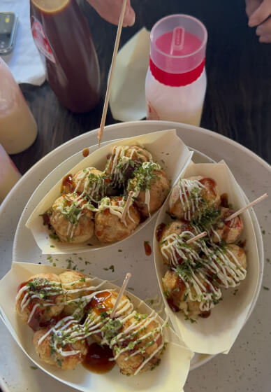 Okonomiyaki and Takoyaki Cooking Class for Team Building