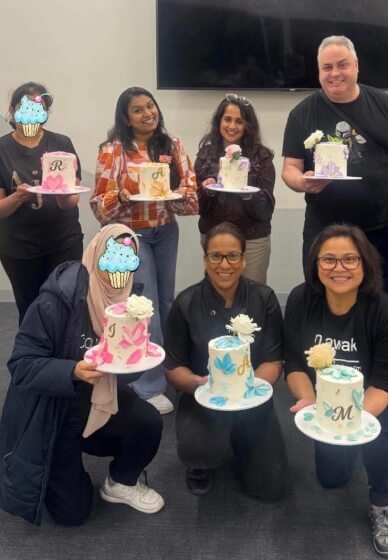 Ombré Buttercream Cake Workshop