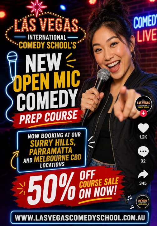 Open Mic Comedy Preparation Class - Melbourne CBD