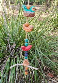 Outdoor Paper Clay Bird Mobile and Weaving Workshop