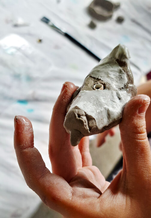 Outdoor Paper Clay Bird Mobile and Weaving Workshop