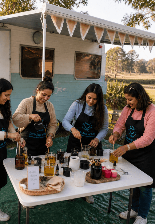 Overnight Candle Making Glamping Retreat