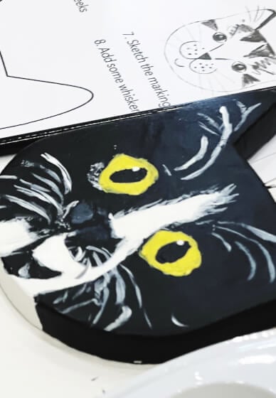 Paint a Cat Ornament Workshop