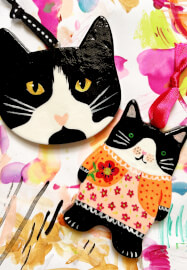 Paint a Cat Ornament Workshop
