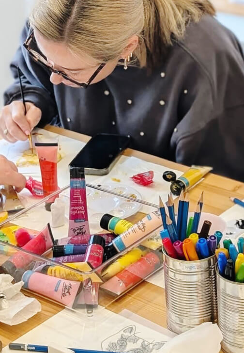 Paint a Cat Ornament Workshop
