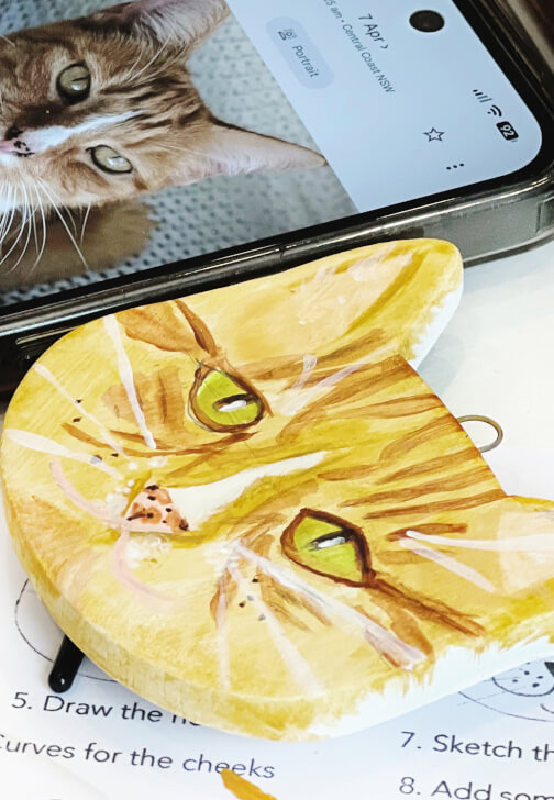 Paint a Cat Ornament Workshop