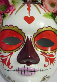 Paint a Day of the Dead Skull Mask