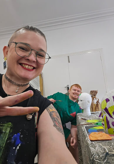 Paint a Mannequin Head Class