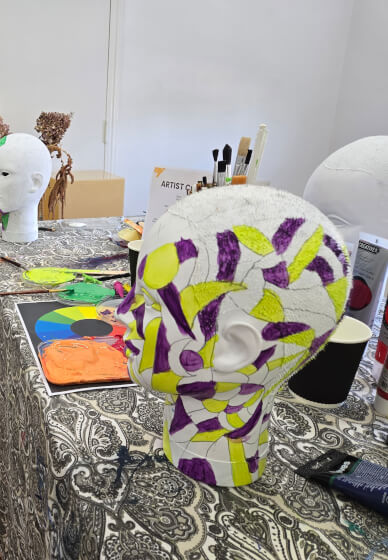 Paint a Mannequin Head Class