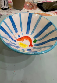 Paint a Mug or Trinket Bowl Pre Glazed Ceramic Workshop