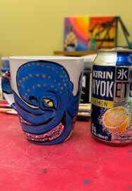 Paint a Mug or Trinket Bowl Pre Glazed Ceramic Workshop