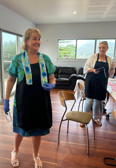 Paint a Silk Scarf Workshop