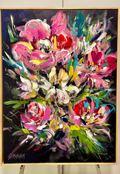 Paint Abstract Art Floral Workshop