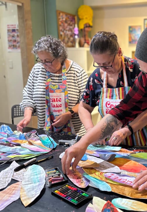 Paint and Create Angel Wings Wall Installation Workshop