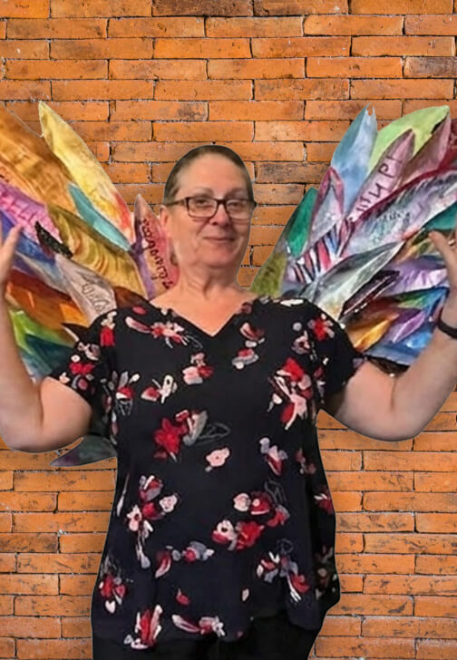 Paint and Create Angel Wings Wall Installation Workshop