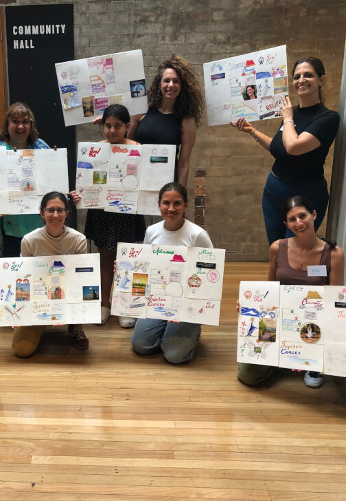 Paint and Flow with the Visionary Moon Workshop