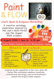 Paint and Flow Workshop: Lions Gate 8:8 and Eclipses
