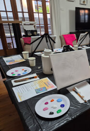 Paint and Pat a Llama Class