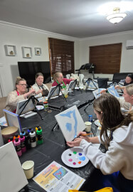 Paint and Pat a Llama Class