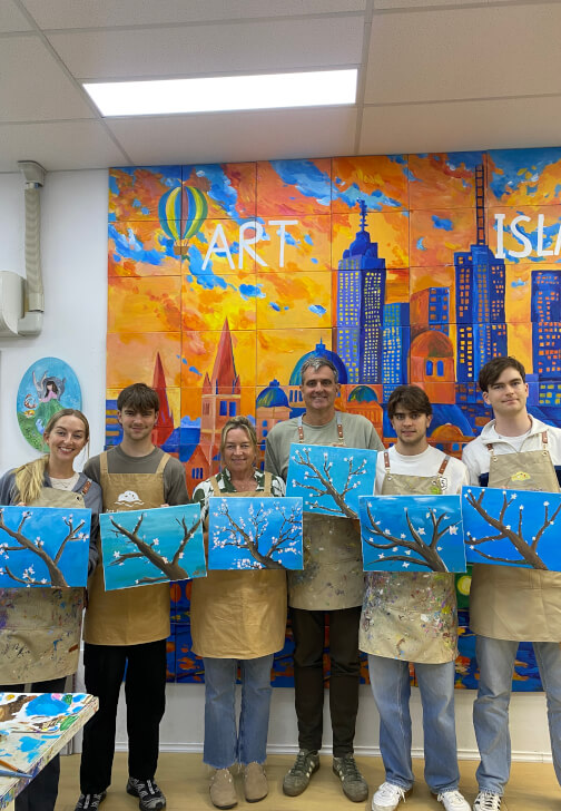 Paint and Sip Class: Almond Blossoms