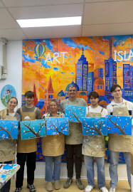Paint and Sip Class: Almond Blossoms