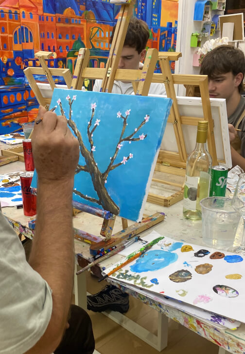 Paint and Sip Class: Almond Blossoms