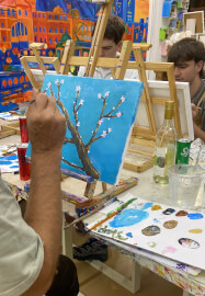 Paint and Sip Class: Almond Blossoms