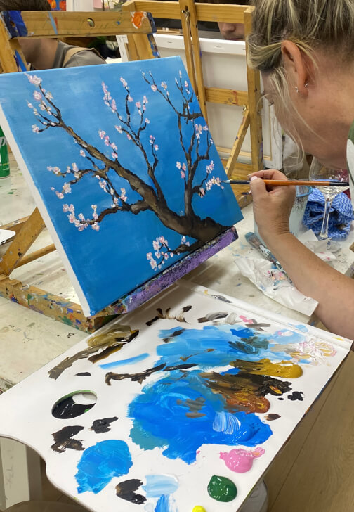 Paint and Sip Class: Almond Blossoms