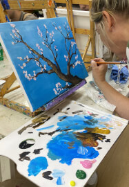 Paint and Sip Class: Almond Blossoms