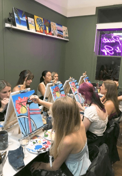 Paint and Sip Class: Bicycle Basket