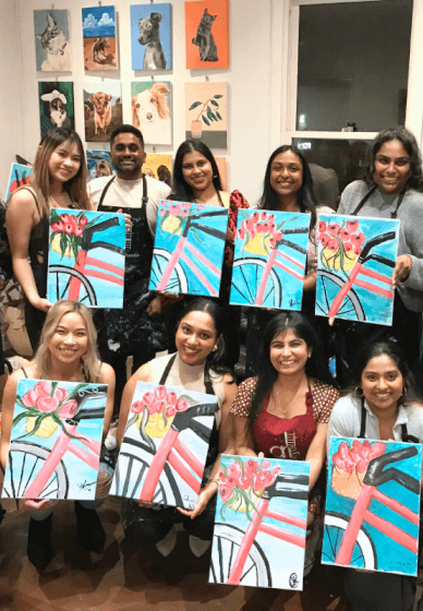 Paint and Sip Class: Bicycle Basket