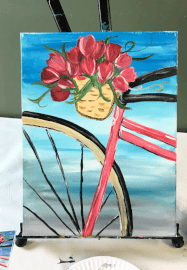 Paint and Sip Class: Bicycle Basket