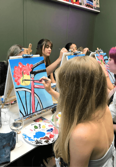 Paint and Sip Class: Bicycle Basket