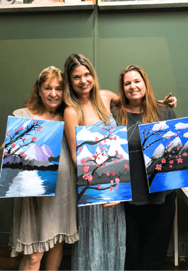 Paint and Sip Class: Cherry Blossoms