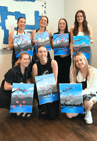 Paint and Sip Class: Cherry Blossoms